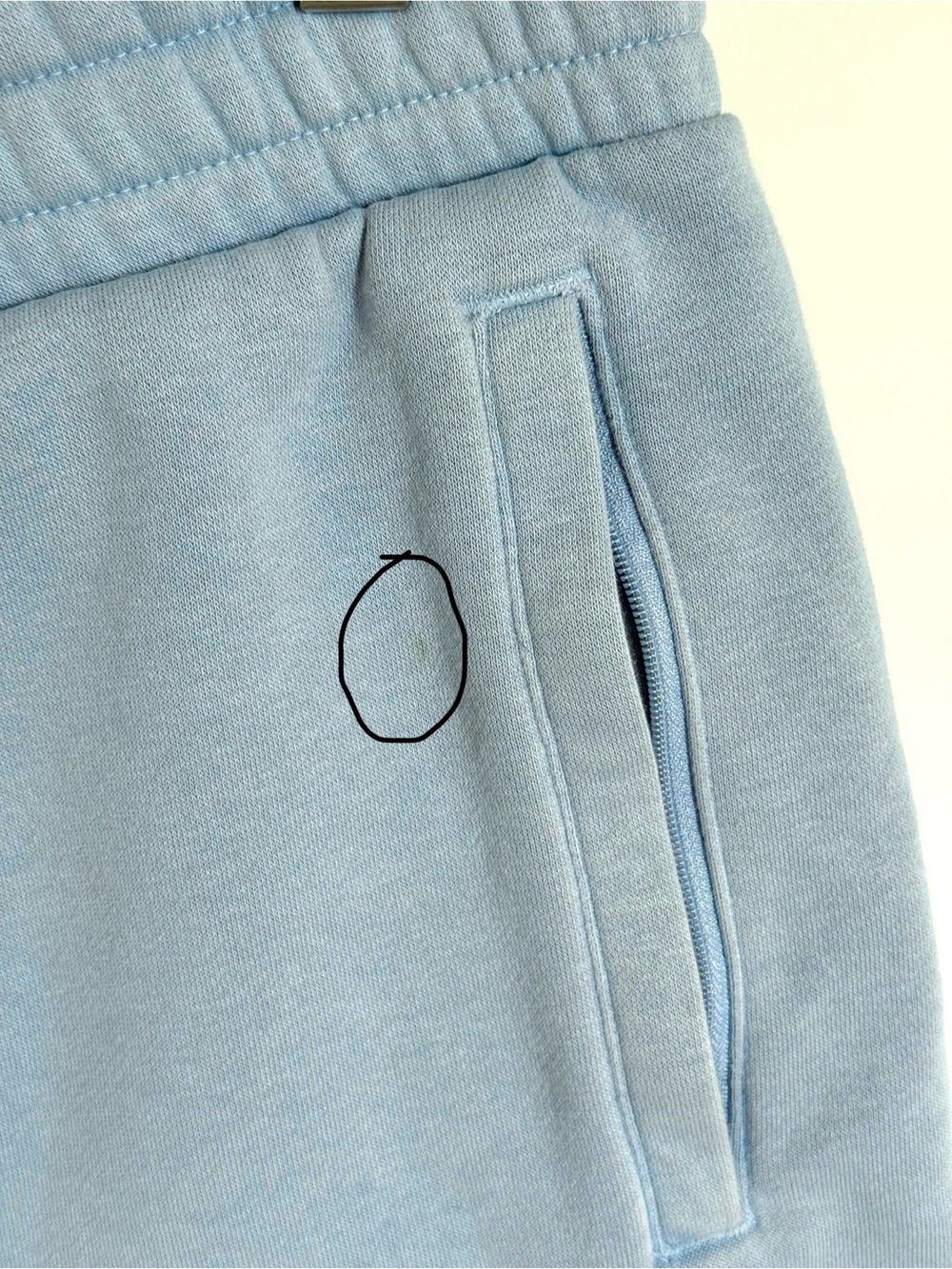 Adidas Light Blue Trefoil Fleece Lounge Sweat Shorts 9” Inseam Men’s Large - Picture 13 of 13